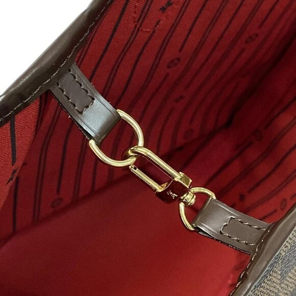 LOUIS VUITTON Neverfull MM Ebene Damier Tote Bag Damier Canvas - Picture 11 of 15
